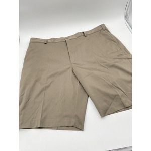 Nike Golf Shorts Khaki Flat‎ Front Men's Size 42 Athletic